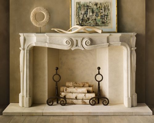 Bespoke Mantel in Bianco Avorio